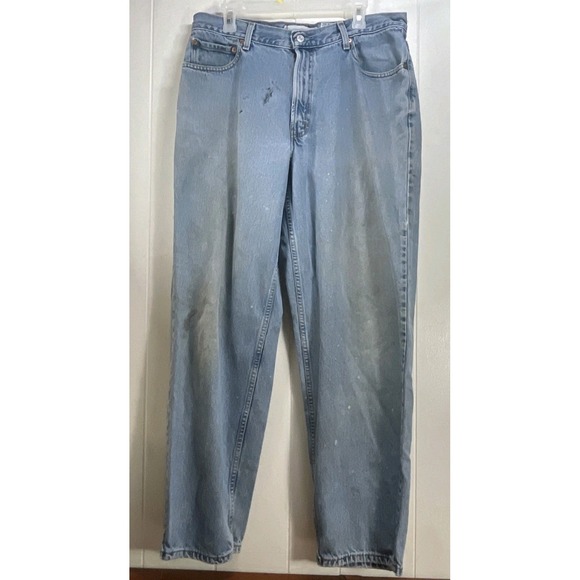 Vtg Levis 560 Jeans Men's 36x32‎ Blue Denim Light Wash - Picture 1 of 15